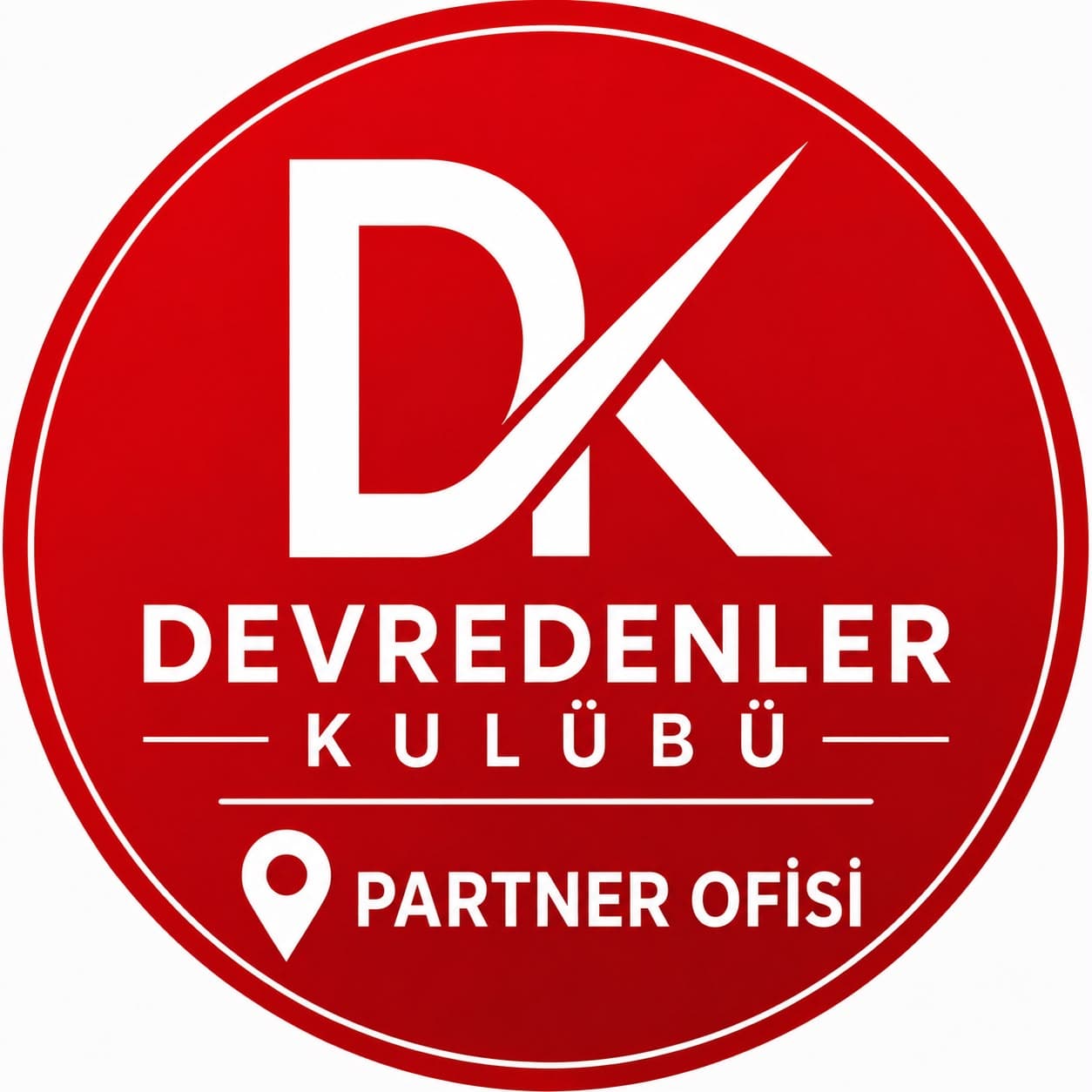 Devredenler Kulübü Partner Ofisidir amblemi