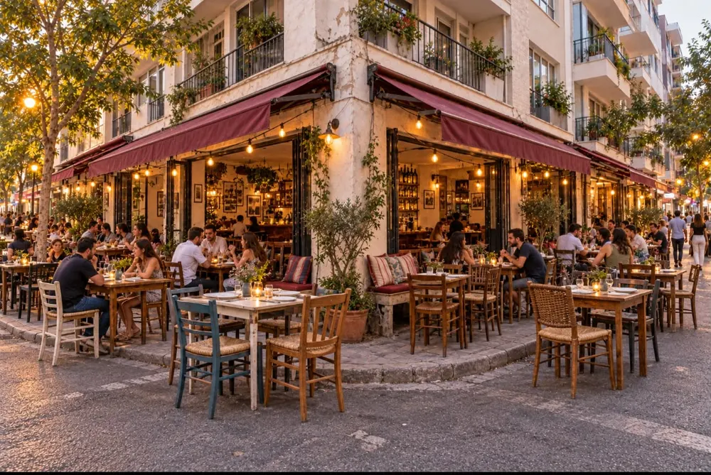 BOSTANLI GASTRONOMİ SOKAĞINDA ALKOL RUHSATLI PUB & BAR & MEYHANE