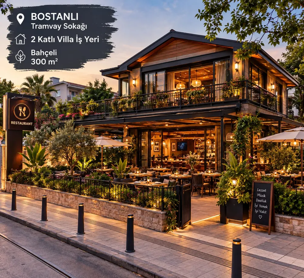 BOSTANLI TRAMVAY SOKAĞINDA EMSALSİZ DÜKKAN MAĞAZA HER SEKTÖRE UYGUN