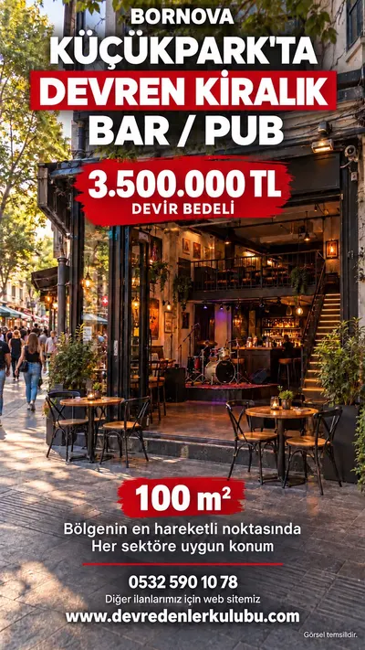 iZMİR BORNOVA KÜÇÜKPARK BARLAR SOKAĞINDA BAR PUB