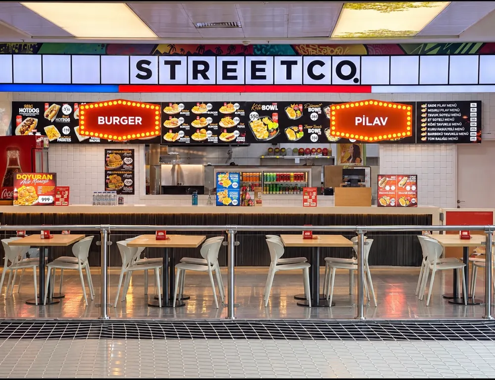 İzmir Agora Avm Yemek Katında Restoran
